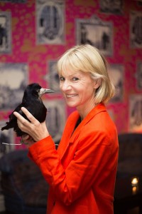Kate Mosse and Crow