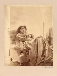 Jane Morris posed by Rossetti
